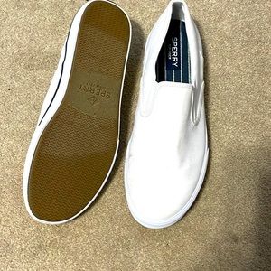 White Sperry mens shoes - worn only once